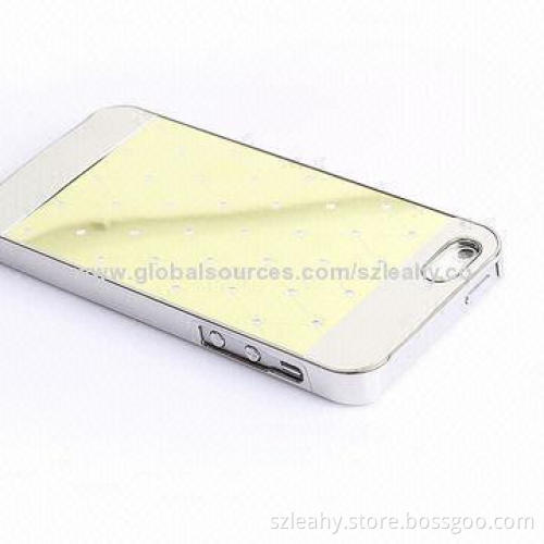 Cool and Special PC Case for iPhone 5/5S, Sticked with Metals on the Surface